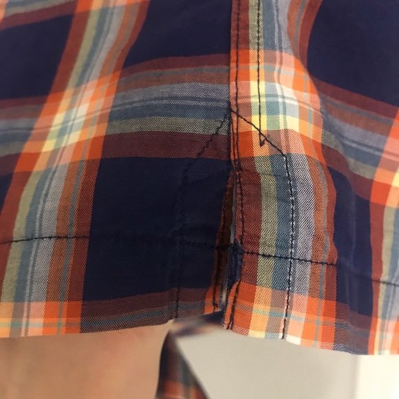 Façonnable checkered short sleeve button up shirt - Picture 7 of 8